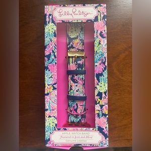 Lilly Pulitzer Seen and Herd Apple Watch Band NEW BOXED